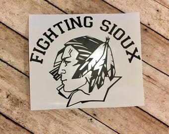 North Dakota Sioux Decal Sticker