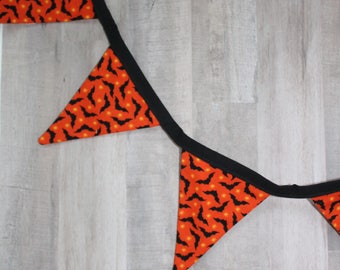 Bats Halloween Pennant Banner