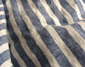 Wide stripe fabric | Etsy