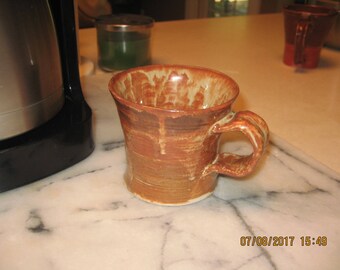 ceramic mug, glazed mug,matcha shino mug