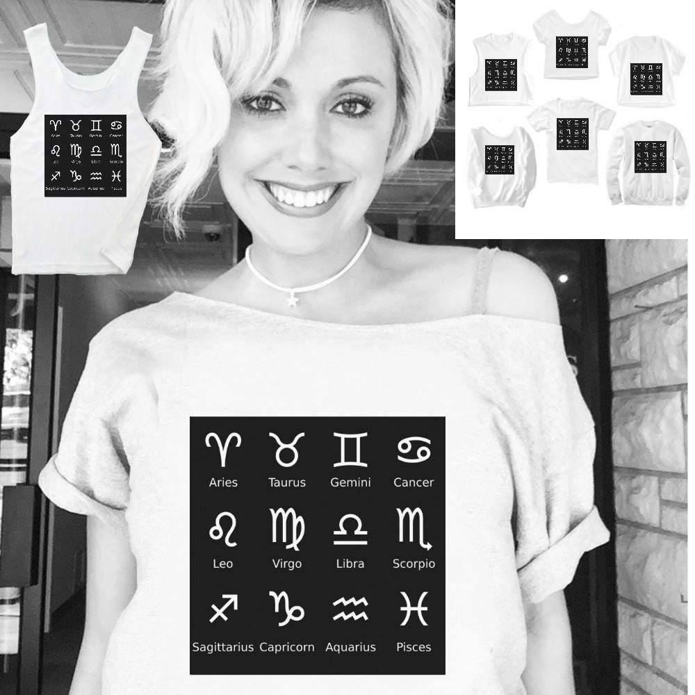 zodiac shirt astrology tshirt birthday gift Aries tee