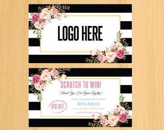 Printable Scratch Off Cards , Scratch Card , Scratch To Win Digital Download | SW_03