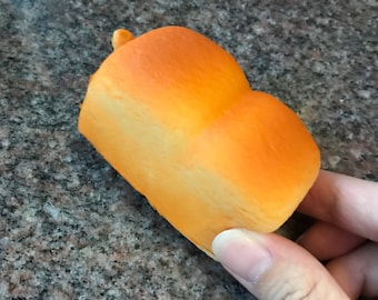 Bread loaf keychain squishy