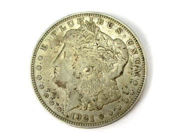 Antique 1921 Morgan Silver Dollar