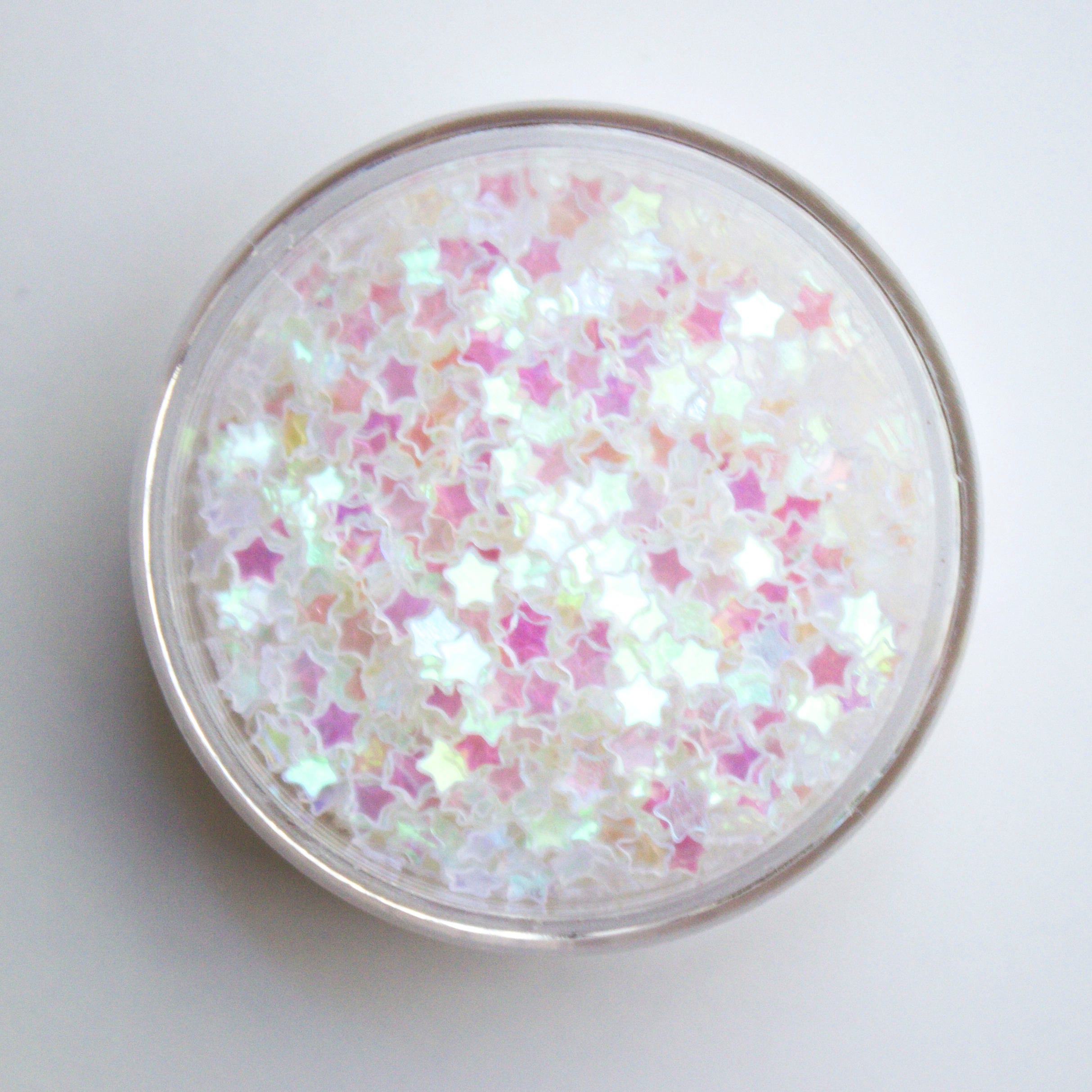 Iridescent Stars Chunky Glitter