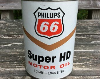 PHILLIPS 66 Super HD Motor Oil Can - 1 quart - Gas & Oil