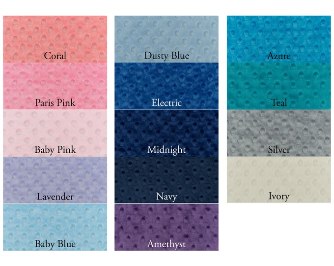 Personalized Baby Blanket / Gray Lattice and Ivory Dot Minky Baby Blanket / Newborn Baby Boy Blanket / Newborn Baby Girl Blanket / Custom