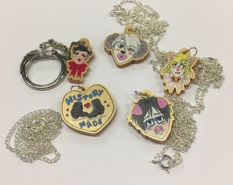 Yuri On Ice Charms