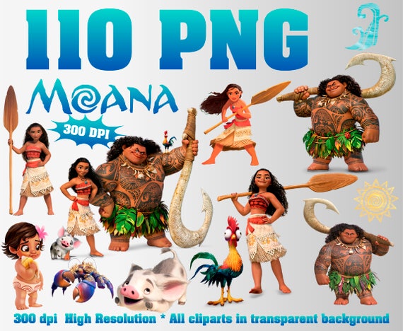 Moana Clipart 110 PNG 300 Dpi Transparent background