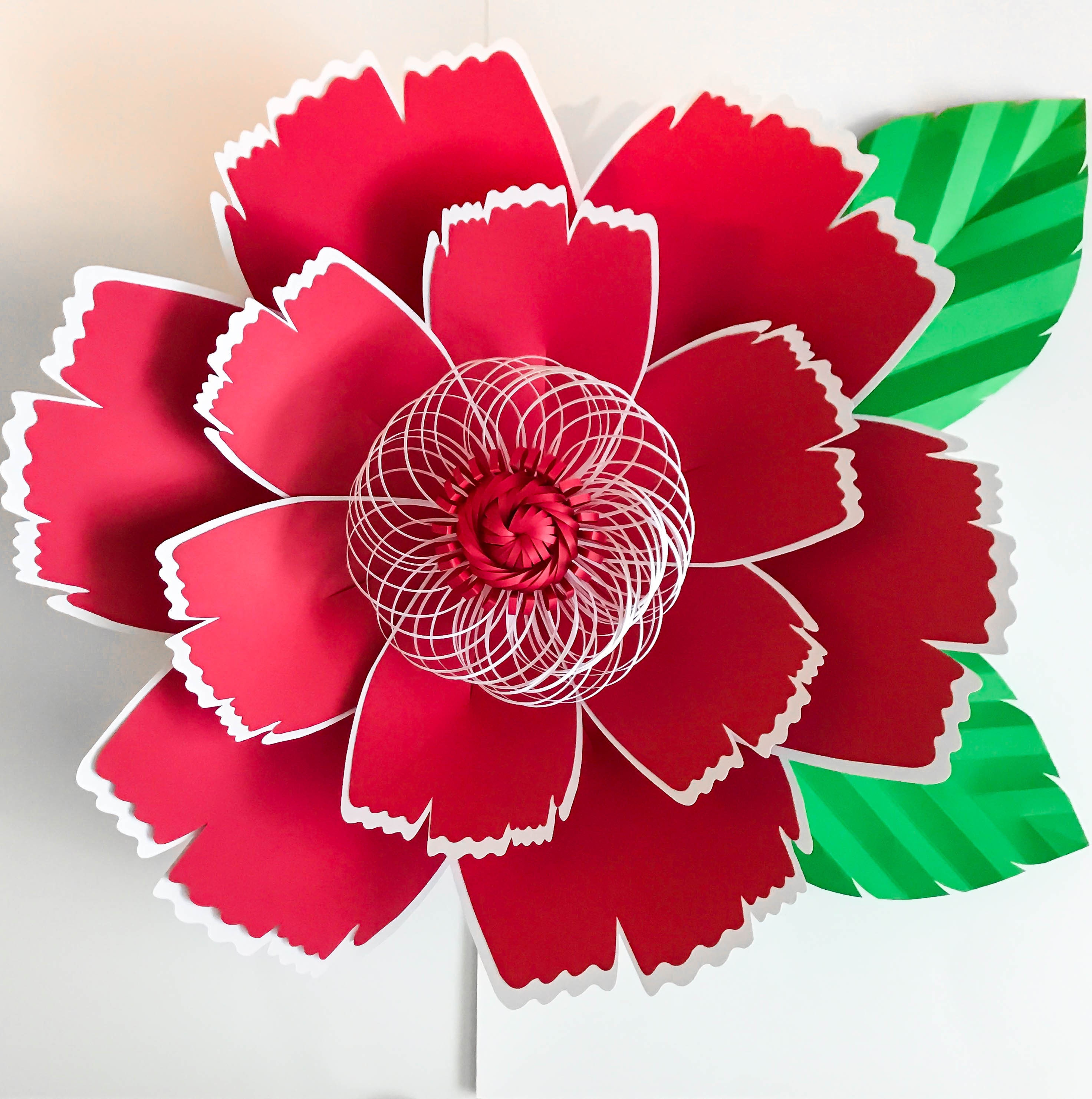 Download SVG Petal 131 Paper Flower template Digital Version