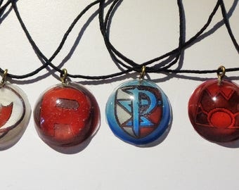 Pokemon Enemy Team Necklaces