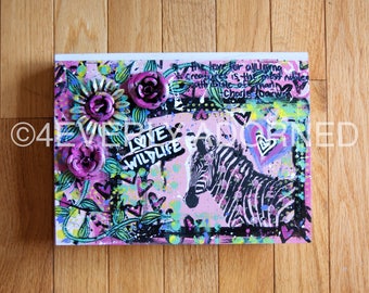 Email for shipping quote. See below. Jewelry box, Treasure box, jewelry, animals, storage, kids storage, kids stuff, wildlife, zebra, art,