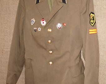 Military uniform Clothing USSR Military Soviet Army Suit Jacket Soviet USSR jacket Military clothing Soviet uniform Collectibles