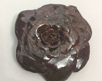 Metallic Burgundy Rose 2