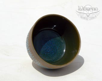 Yunomi, tea cup, white stoneware by KaouennCeramics