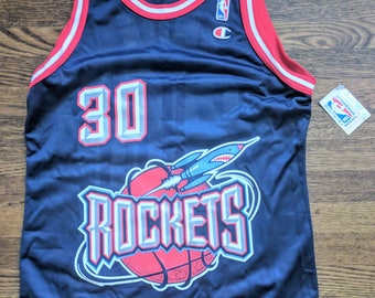 Kenny Smith Vintage Champion Jersey 40 NWT NBA Houston Rockets