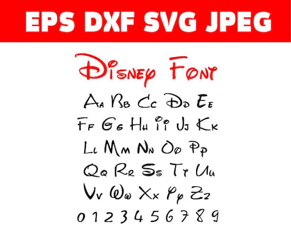 Free Free 338 Disney Svg Free Font SVG PNG EPS DXF File