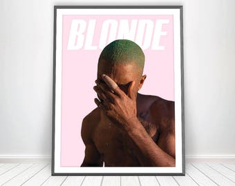Frank Ocean Print * Frank Ocean Poster Frank Ocean Blonde Poster Frank Ocean Art Frank Ocean Lyrics Wall Art Hip Hop Wall Art Hip Hop Poster