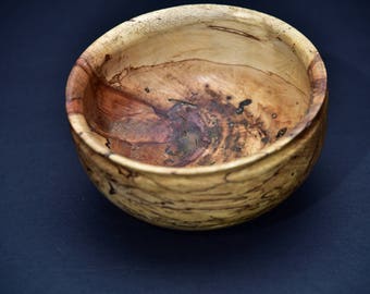 Nice Spalted Pecan Bowl - 013