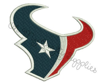 Texans Embroidery Design