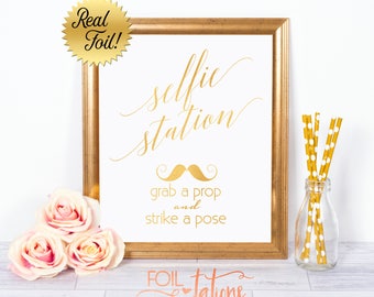 Wedding Sign, Photobooth Sign, Gold, Silver, Wedding, Photo Booth, Custom Foil Sign