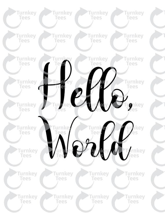 Download Hello world svg FileBaby SVG baby onesie design new baby