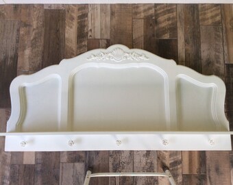 Headboard and wall hanging