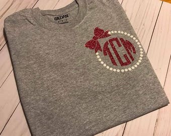 mlb monogram tee