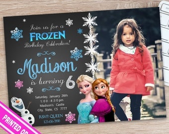 Frozen Invitation - Disney Frozen Invitation - Frozen Birthday Invitation