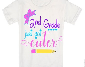 back to school shirts for 2nd grade