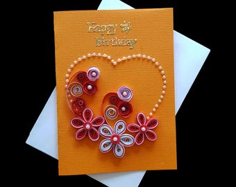 Quilled 60th Diamond Wedding Anniversary Card Mum And Dad