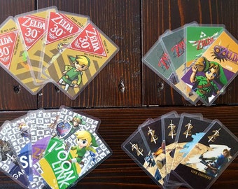 Custom Zelda Amiibo 18 NFC Tag Card Set BOTW SSB Fierce Free Shipping!!!