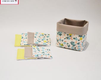 Basket and wipes set to be demaquiller