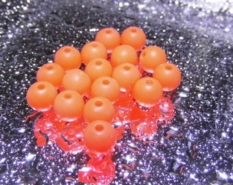 BEADS 6MM POLARIS ORANGE (ppo307)