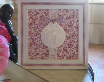"Fragrant floral bouquet" romantic frame