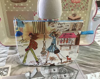 Clutch women bag small Parisian chic