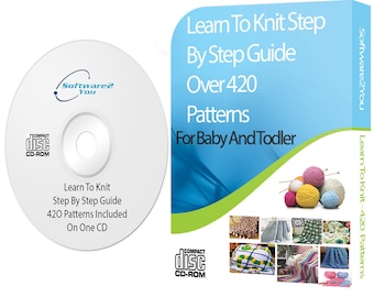 Learn How to Knit For Beginners Plus Over 420 Baby Knitting Patterns Collection.
