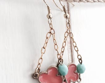 Pressed in paisley earrings