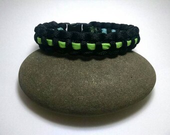 Green & Blue Glow in the Dark Reversible Bracelet