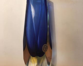 Midcentury Sommerso Murano Vase