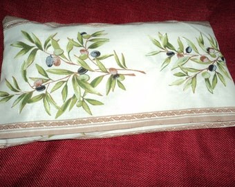 Large heating pad to put 2 minutes microwave olives pattern