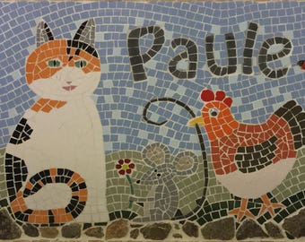 Mosaïque décorative et personnalisée