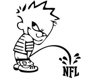 Nfl piss on decals