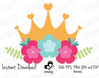 Download Flower crown svg | Etsy