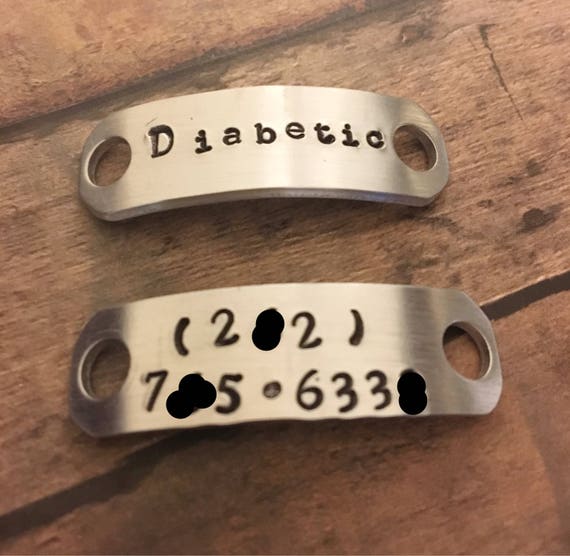 Medical Alert Shoelace Tags Personalized Shoe Tags In Case