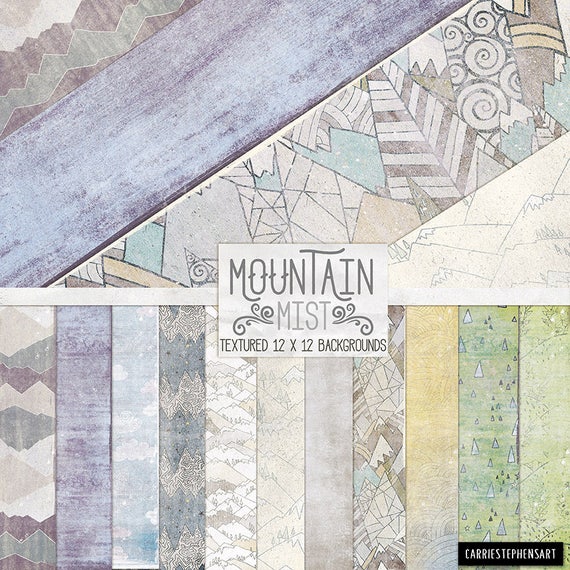 Rustic Digital Paper, Mountain Country Chic Cottage, Textured Background Papers, Nature, Winter Wanderlust Traveller, Cardmaking, CU Il_570xn