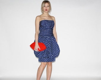 Polka Dot Prom Dress