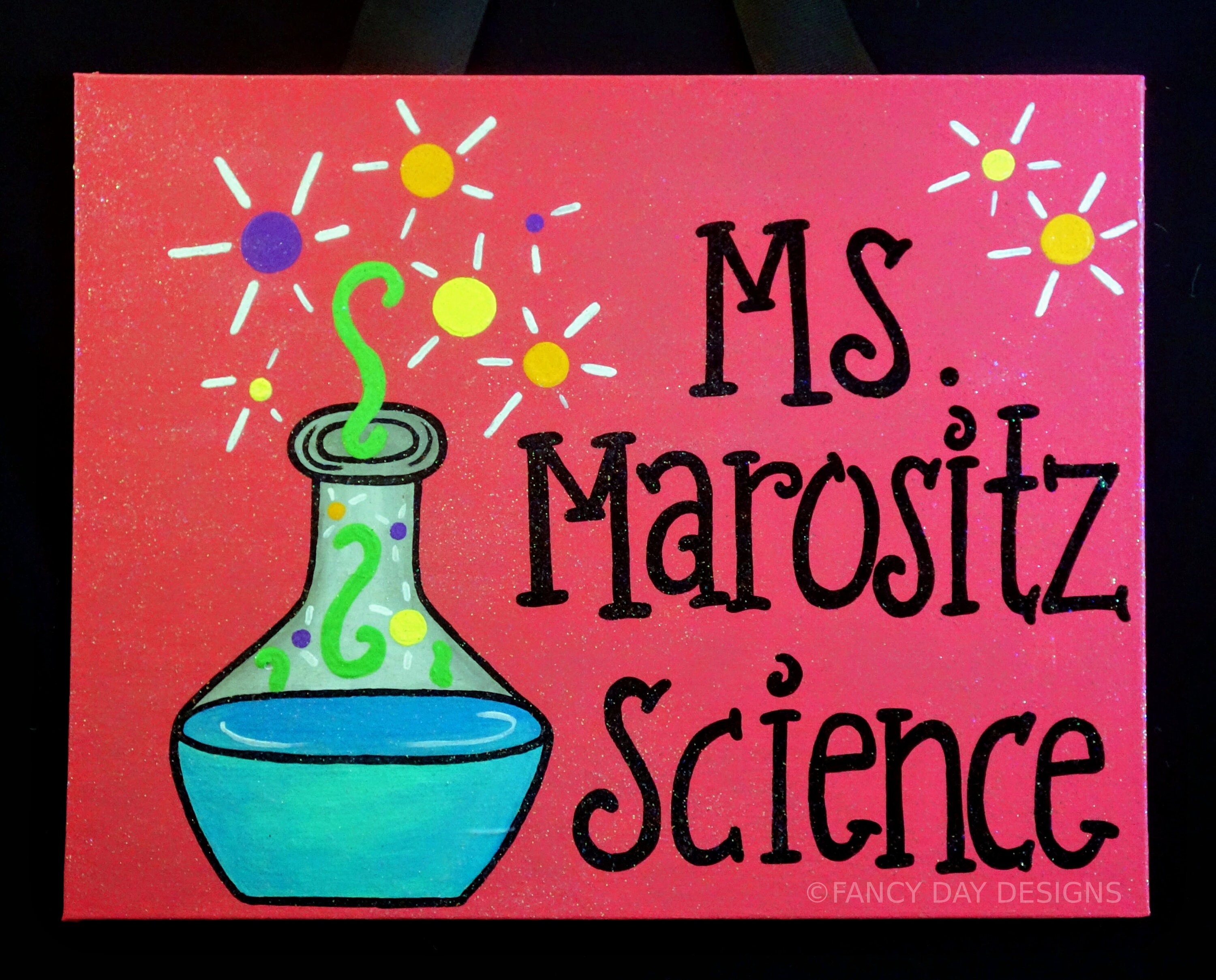 Science Teacher Door Sign Science Beaker Science