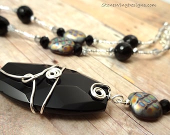 Steel Me Soleil Black Onyx Necklace main image 1