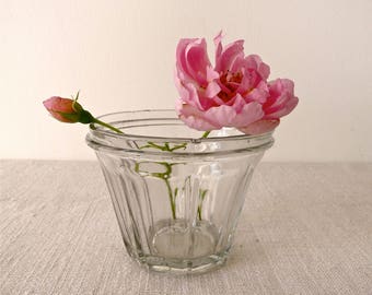 Antique french jam jar - Antique Glass jar - French Antique Glass jar - Confiture maison